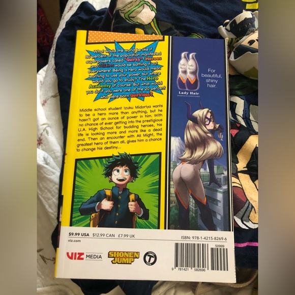 NEW-My Hero Academia volume one manga, AND My Hero Academia Shirt - Picture 4 of 6